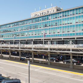 Outside Montreal Pierre Elliott Trudeau International Airport